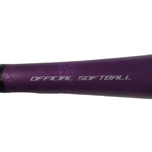 Easton Synergy FASTPITCH Softball Bat 30" 19 oz 2 1/4" Diameter White & Purple - Picture 6 of 7